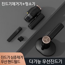 ANKRIC 무선 멀티 침구 청소기 차량용 청소기, 블랙