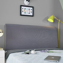 침대 프레임 헤드보드 편백나무 저상형 깔판 호텔형 침대헤드 제작 plaid cover, w220cm 더블베드, 밝은 회색
