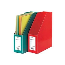 문서보관상자 화일박스 (녹색/A4 마닐라 F190-7/책꽂이형/파일)