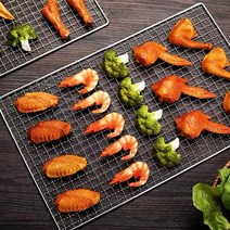 석쇠 그릴 바베큐 3종 태망 직화 구이 숯불 고기 불판 BBQ 철망 여행 그물망 차박 캠핑 추천 고기 굽기 식사 요리 조리 삼겹살 목살, L