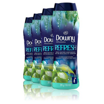 Downy 다우니 데오도라이저 인퓨전 리프레쉬 285g 4개 섬유연제 향기부스터 퍼퓸쥬얼, 285g x 4개