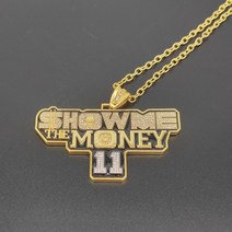 쇼미더머니 합격목걸이 각 시즌별 힙합 황금색 팬던트