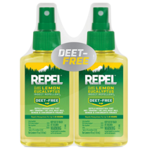 리펠 Repel 식물성 레몬 유칼립투스 모기 기피제 퇴치제 스프레이 118ml 2팩
