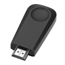 크롬캐스트스타일MiraScreen TV 스틱 HDMI 무선 WiFi 디스플레이 수신기 1080p 모바일 스크린 캐스팅 미러, 01 Black