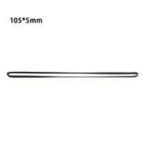 레코드 플레이어를위한 교체 턴테이블 벨트 고무 평면 드라이브 벨트 워크맨 DVD CD-ROM 리피터 포노 5mm 와이드 벨트, 105mm