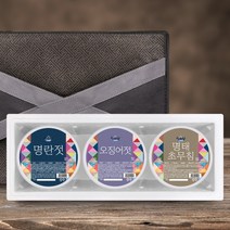 [설해담] 속초젓갈 알찬 선물세트 2호 /명란+오징어+명태초무침/ 각500g, 상세페이지 참조