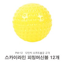 스카이라인 피칭머신볼 12인치12개 PM-12