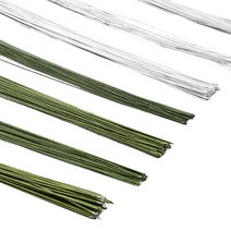 설탕 케이크 슈가 플라워 모델링 와이어 클레이 인형 40 개 퐁당 검 페이스트 도구 직경 06/0.8/1/1.2/1.4/1. 8mm, white 1.8mm