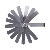 전문 0.05-1mm 필러 게이지 두께 측정 도구 미터법 갭 강철 품질 재료 유용, 01 75A14