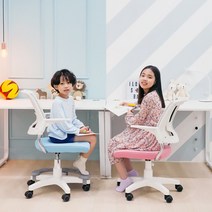 지엠퍼니처 에듀플러스 초등학생 어린이 컴퓨터 책상의자, B. 블루 (하단 고정형 하부캡) EDP, 4. 발받침대+무회전중심봉 변경