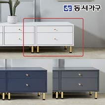 동서가구 네오 호시 모던감성 골드다리 600 협탁 NEO945, 네이비