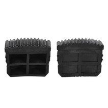 건설자재 건설현장 건설기계 2pcs 검은 고무 단계 사다리 피트 미끄럼 발 교체 그립 커버 도구, 한개옵션0