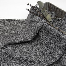 유명한원단 선염 트위드 원단 보카시 부클 블랙 천 [폭 150cm]