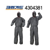유한킴벌리 크린가드 4304381 A10 보호복 후드 일체형 특대형(XL)