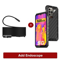열화상카메라 열감지기 적외선 휴대용 세계 최초 ulefone power armor 18t 견고한 전화 열 화상 flir® dimensity 900 5g 9600mah 66w, 내시경 추가