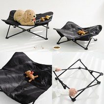 강아지 캠핑 의자 대형견 애견 야전 침대 해먹
