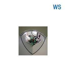 WS 돔 반사경 90도 반사경 아크릴 플리카보네이트 천장이나 벽면 부착, 1개