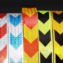 PKFARM 안전 반사테이프 X 2개 SET 야광 스티커 다용도 빛반사 테이프, 폭 5cm*길이 3M, 2Ea, *블랙그린