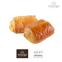 우리가스토리 프랑스 프리미엄 뺑라크림 냉동빵 냉동생지, 90g, 8개