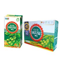 베지밀 달콤한 비 두유, 190ml, 24개