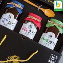 천수보감 수제조청 세트1호 (도라지조청 무조청 울금조청 천년초조청) 천수누리 쌀조청, 천년초, 무.배, 무.배