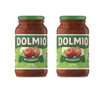 돌미오 볼로네제 토마토 파스타 소스 500g Dolmio Extra Bolognese Tomato Pasta Sauce, 2팩, 2개