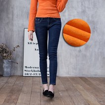 에이브릴진 여성용 슬림스키니_융털기모 BV_8132