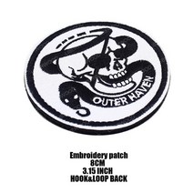 부대마크 패치 군인 흉장 와펜 군대 명찰 금속 기어 솔리드 폭스 하운드 엠블럼 폭스 하운드 유니폼 스티커 배지 militaria special force group 219