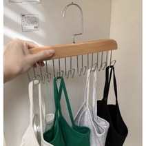다기능 후크 옷걸이 멀티클립 다기능옷걸이 옷걸이 속옷걸이 멀티옷걸이 다용도옷걸이 나시걸이 후크옷걸이 다기능옷걸이, 브라운