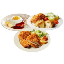 굽다 수제 세트 2호(돈까스+통치즈돈까스+함박스테이크 총6팩), 단품