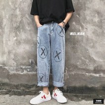 가바바 남성 청바지 마음에 쏙드는 X문양 데님팬츠 G47696