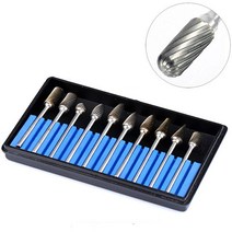 금속 드로잉 텅스텐 카바이드 밀링 커터 3x6mm 로터리 공구 버 CNC 조각 연마 가공 10 피스, 03 single with box