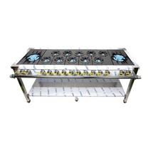 오즈테크 업소용 가스렌지 1800 양타 간택기 친환경 세라믹 버너 LPG LNG 화구, 1세대 무쇠화구, 고급B타입, LNG(도시가스)