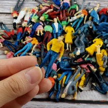 디오라마 미니 휴먼 피규어 작은 사람 모형 100P 1:75