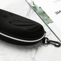 반달모양 지퍼 안경집 선글라스 케이스 파우치