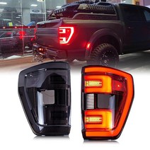 Inginuity time 포드 F150 2021 2022 2023 XLT용 LED 후미등 사각지대 감지기 순차 표시기 픽업 교체 후면 램프 조립 액세서리XLT 모델에만 적합 US