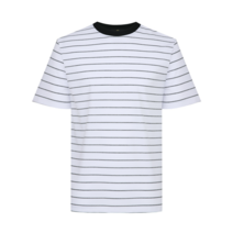 엠바골프 남성 스트라이프 라운드 반팔 티셔츠 M222MTS012