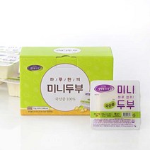 [신앙촌] 국산콩 한끼 미니두부 6개입 110g, 110g * 6개입