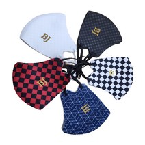 숨쉬기편한 빨아쓰는 국내산 항균 새부리형 컬러패션마스크 귀끈조절, 블랙엠보