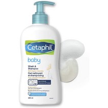 (캐나다 직구) 세타필 베이비 와시 삼푸 오가닉 카렌듈라 400ml Cetaphil Baby Wash And Shampoo with Organic Calendula, 400
