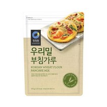 청정원 엄마손맛 맞벌이 우리가족 우리밀 부침가루 450g 바삭한 새우전 야채전 치킨 탕수육 파전 명절 비오는날 부침개 자취, 19개