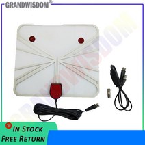 제이즈 TV 안테나 증폭기 Fox HD 디지털 DTV 실내 TVFox HDTV Antena DVB-T DVB-T2 VHF UHF ISDB ATSC DVB 수신기