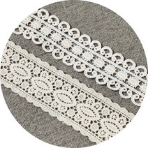 1롤 / 동글동글 케미칼 레이스 리본 공예 머리띠 머리핀 DIY 동대문 부자재 케미칼