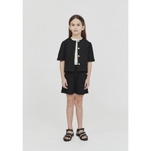 빈 현대충청 BX22BL02BK 블랙 요루지 자켓 블라우스