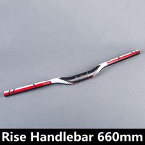 자전거핸들바 핸들 그립 손잡이 카본핸들 보조 액세서리 MTB핸들바, Rise660mm