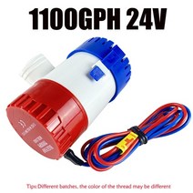 호환 낚시배 바다낚시배요트 부품 3505007501100gph 빌지 펌프 전기 1224v 보트 잠수정 해양 워터 펌프 액세서리 보트 워터 펌프 저소음, 1100gph 24v