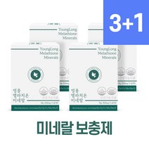주식회사 영롱 멜라치온 미네랄, 60정, 550mg, 4개