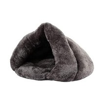 고양이 침대 애완 반려 동물 집 돔형 실내 소형 개 침낭 개량형 쿠션, 회색