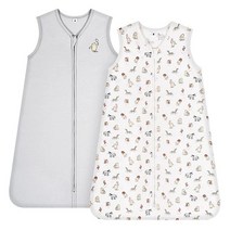 TILLYOU 수면 주머니 2팩 양방향 지퍼가 있는 아기가 입는 담요 남아 여아를 위한 매우 부드러운 민소매 작은 구름 및 라이트 그린 612개월, Dinosaurs