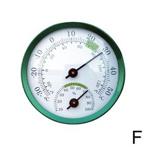 미니 포인터 유형 온도계 실내 전자 센서 게이지 홈, 04 green